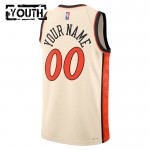 Maillot NBA Detroit Pistons Personnalisable Nike 2024-25 City Edition Blanc Swingman - Enfant